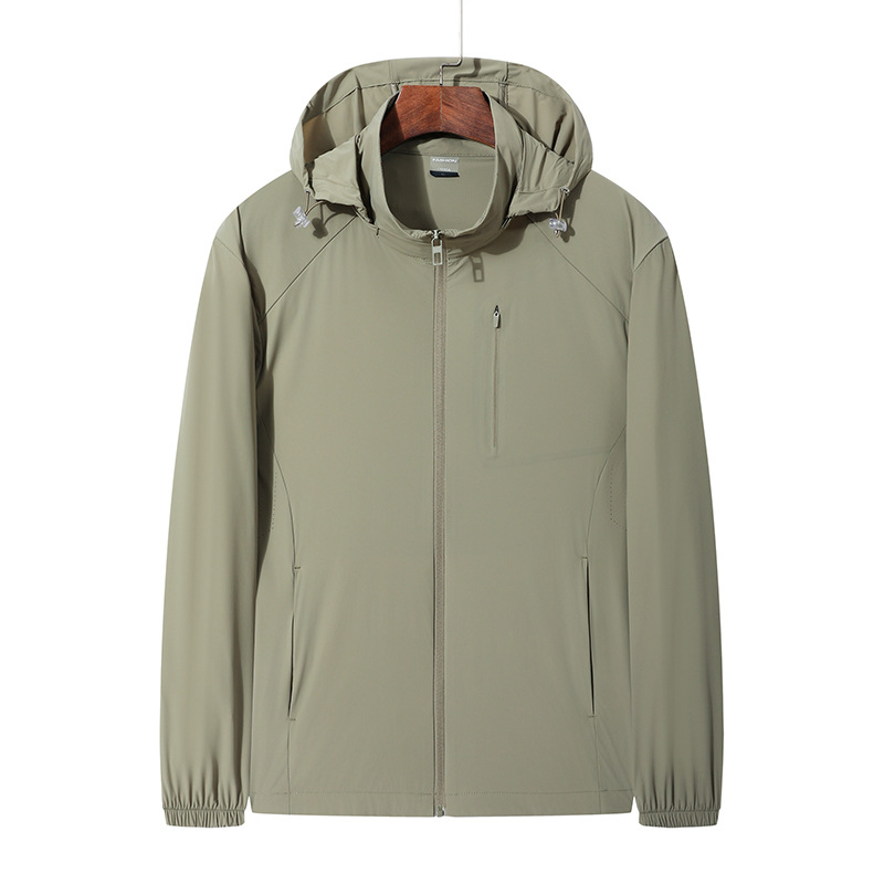 Outdoor Sun Protection Elastic Windbreaker, Summer Thin Skin Jacket, Breathable and Uv-Resistant, 2026 New Model Fishing Sun Protection Clothing