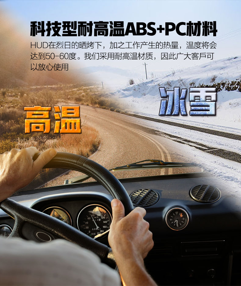 Car HUD Head-up Display Car Universal OBD Multi-function Car Speed Water Temperature Fuel Consumption Instrument Panel Hd Projection