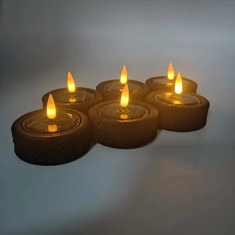 솔라 타이어 캔들 램프