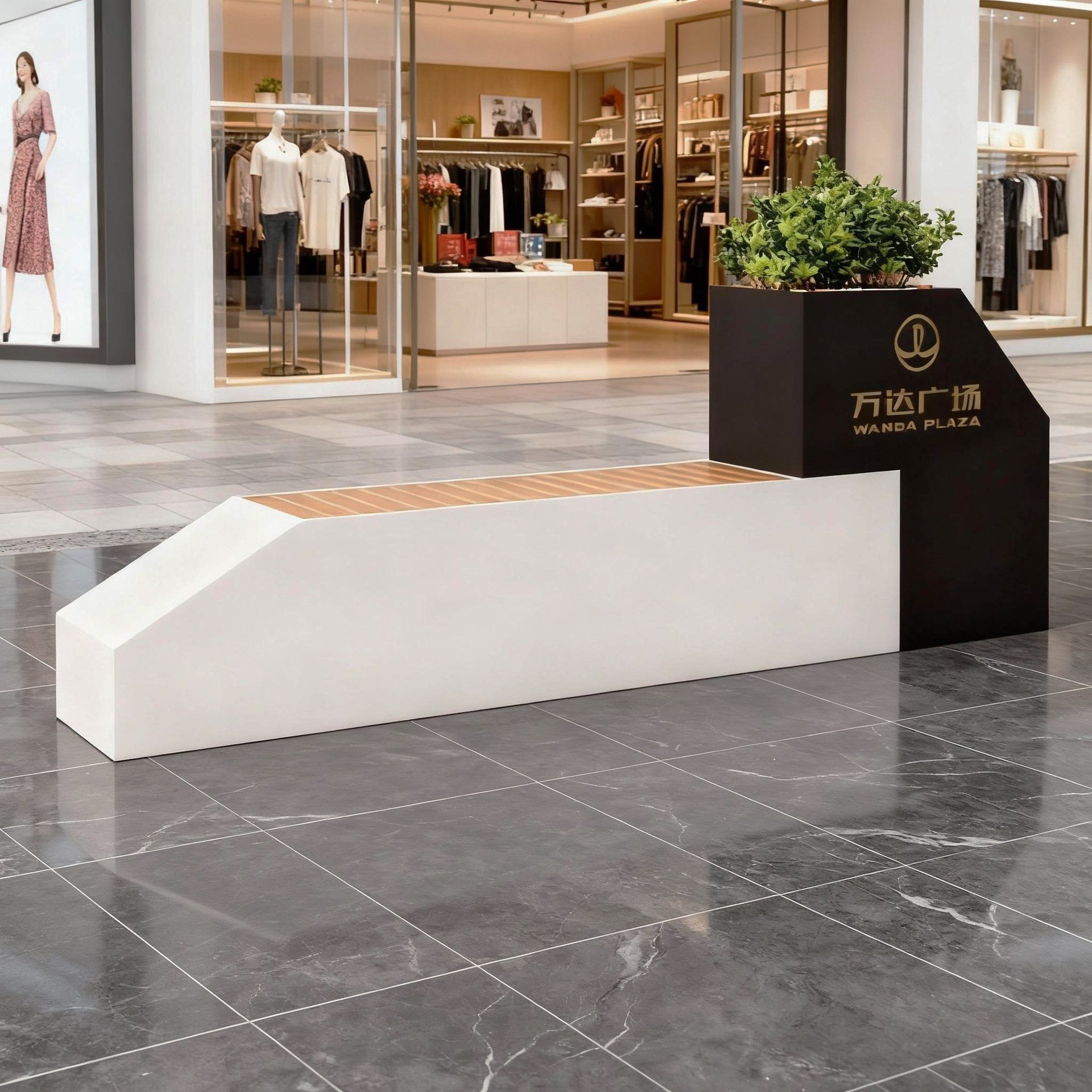 屋外ステンレス鋼フラワーボックスバルコニー植栽ボックス広場商業街長方形花壇鉄製完成品フラワーチャンネル