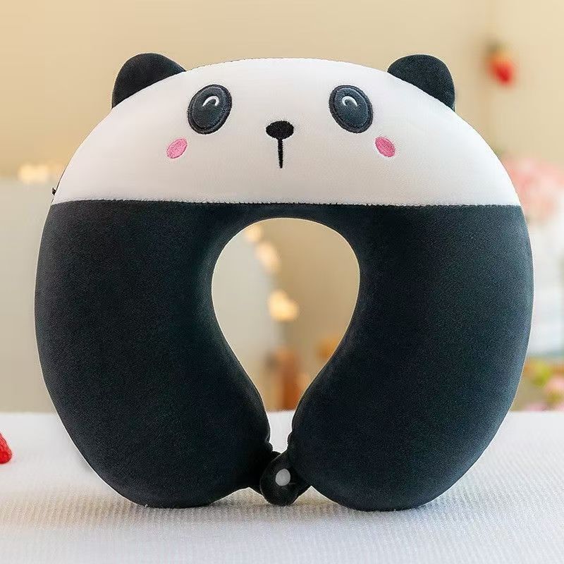 Almohada de Cuello en Forma de U de Espuma Viscoelástica para Viajes y Oficina image 21