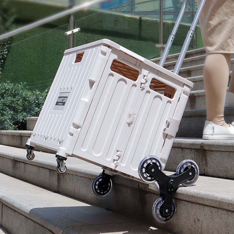 Carrito plegable manual para compras, camping o puesto exterior, portátil para uso doméstico y entrega urgente