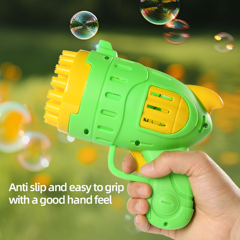 【Children holding a 32-hole bubble machine multi-hole bubble blowing Gatling gun toy, kindergarten gift】