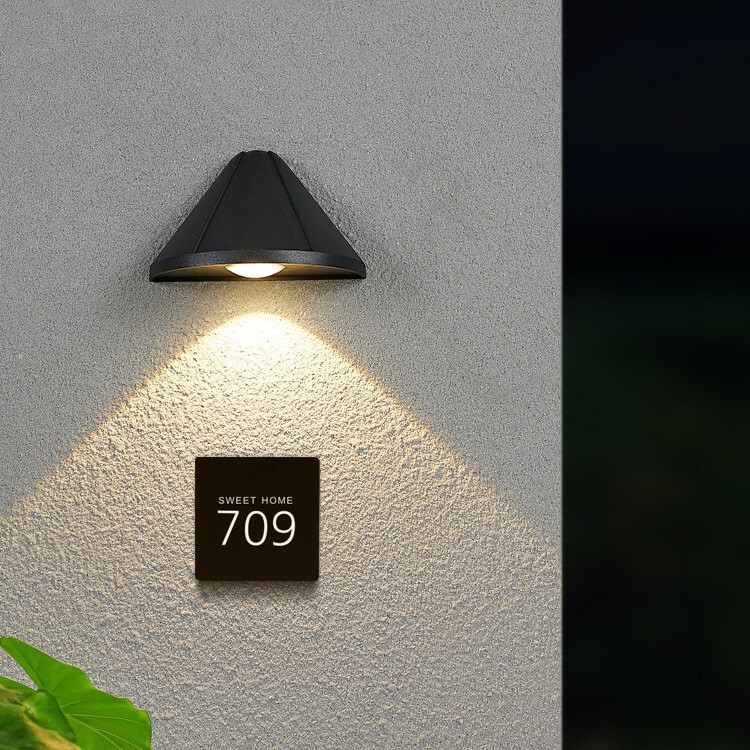 Outdoor Wall Lamp Waterproof Led Door Sign Spotlight Modern Minimalist Corridor Exterior Wall Light Entry Villa Hotel Door Sign Light