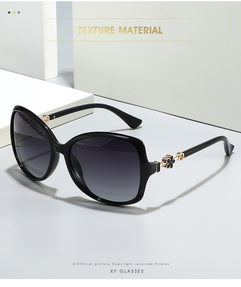 62g Weight Full Frame Glasses Structure Sunglasses Classification Tac, UV400 Protection Lens Material Oval Frame Glasses Style Holiday, Travel Occasion Solid Color Pattern All Seasons Season Unisex Gender Basic, Classic Style Style Grey, Black Color Basic Classic Style Solid Color Tac UV400 Protection Oval Frame Full Frame Women's Sunglasses 1