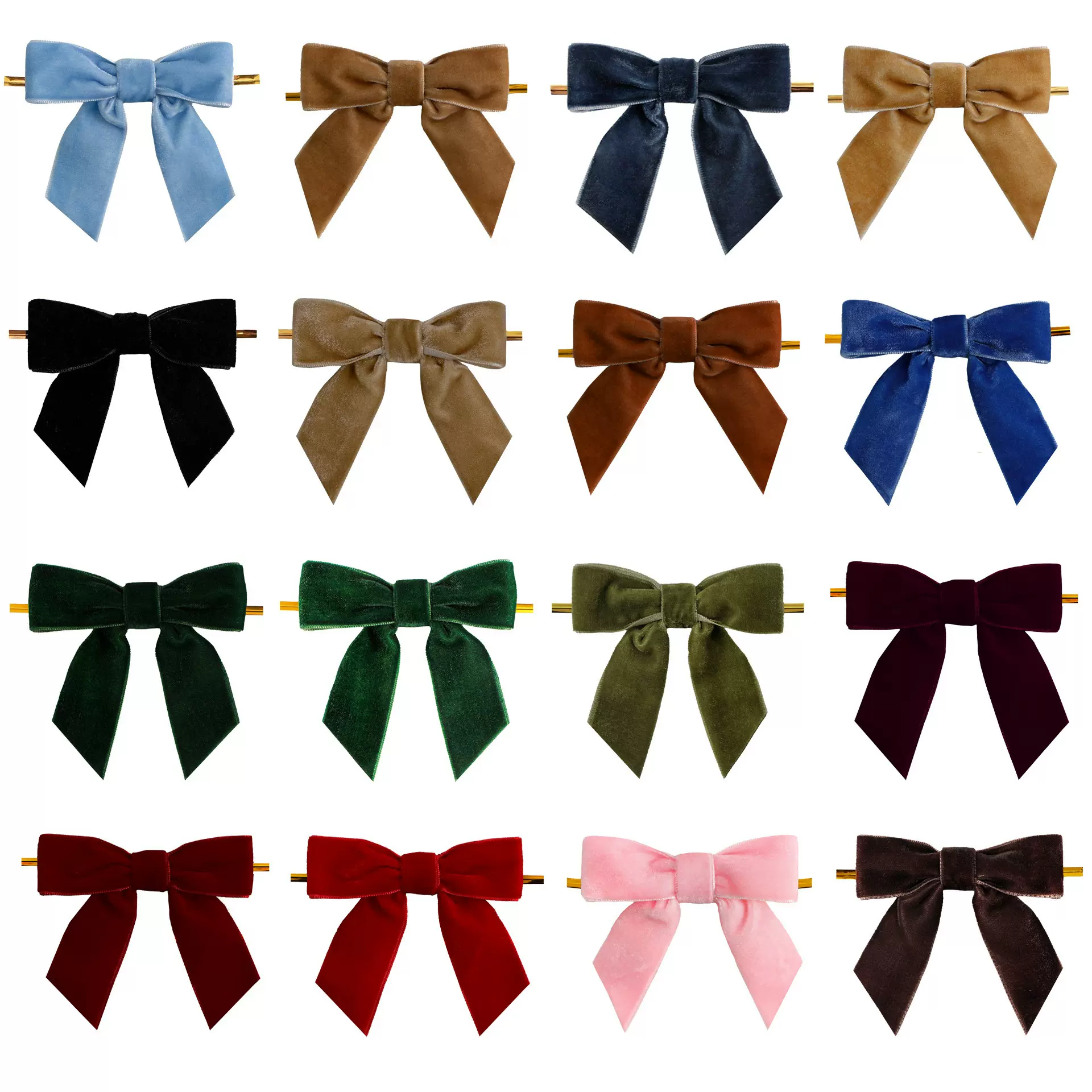 花之源植绒带蝴蝶结糖果袋礼物盒子包装圣诞节圣诞树节日装饰