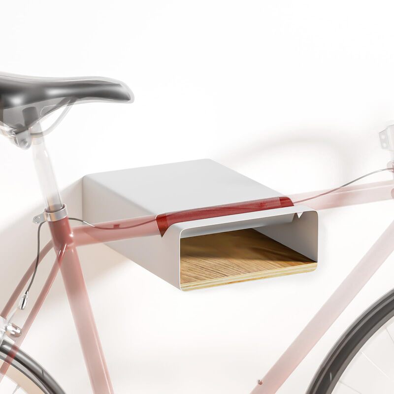 Wall-Mounted Bicycle Rack Suitable for Home Garages, Metal Mountain Bike Storage Rack, Racing Bike Wall Mount Bracket