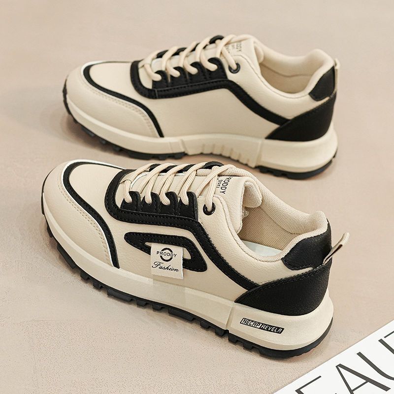 Brand broken code sneaker women's 2025 spring explosions on excrement feeling ultra light running shoes casual shoes British style board shoes