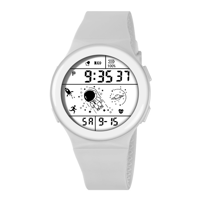 Reloj electrónico de estudiantes de tendencia al aire libre multifuncional alarma de movimiento nocturno relojes electrónicos al por mayor