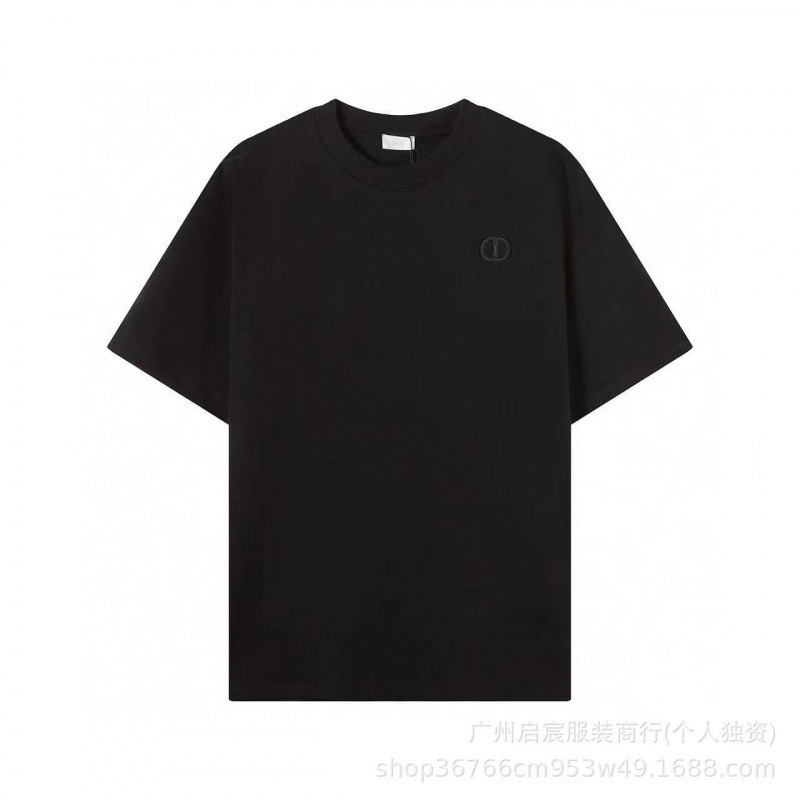跨境家高品质圆领宽松短袖男女款休闲时尚百搭恤包邮批发一件代发|undefined