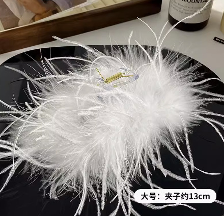 エレガントな大きなリボンサメクリップ女性用ローポニーテールグリッパー後頭部ハーフタイヘアアクセサリーヘアピンヘッドクリップ|undefined