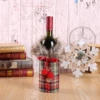 Red plaid wine