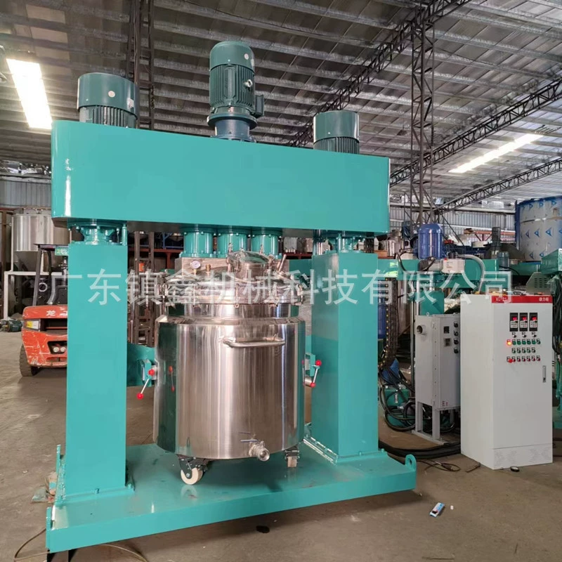 Производитель поставляет трехосевой смеситель для рассеивания масляных красок, ножницы высокой вязкости и смеситель для разбрызгивания.