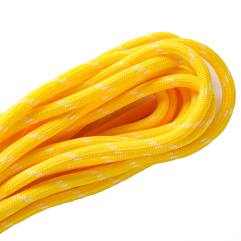 Cuerdas de poliéster coloridas de 5 mm cuerdas redondas cuerdas de agrupación resistentes al desgaste DIY cuerdas tejidas a mano colgante de llaver creativo