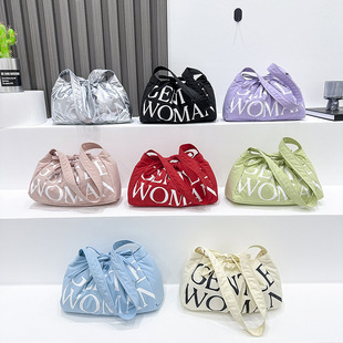 Processing Customized Fashion Letter Women's Bag 2024 New Trend Korean Version Ladies Shoulder Bag Personalized Trend Crossbody
