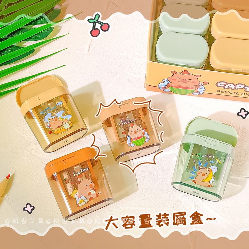 Universal children's sharpener for pencils for early age