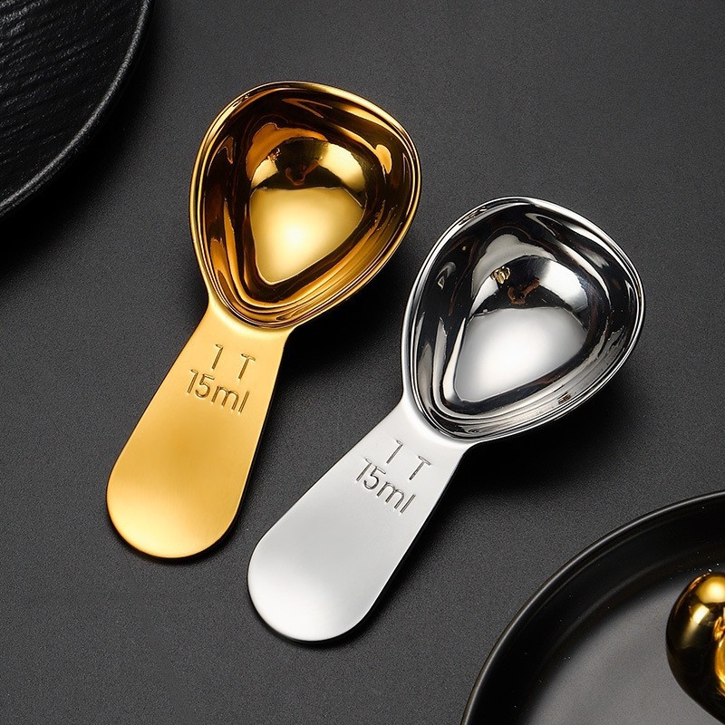 Measuring Spoon Set In Stainless Steel With Scale For Baking_voghion.com