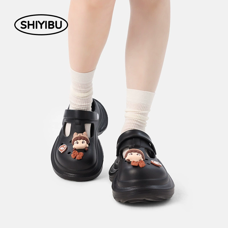 2025 новых популярных летних детских сандалий и тапочек для девочек и женщин, нескользящие, на толстой подошве, для улицы.