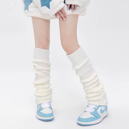 Socks set white women's over-the-knee autumn and winter leg sets long-tube autumn calf hottie winter jk socks spring and autumn style pile socks