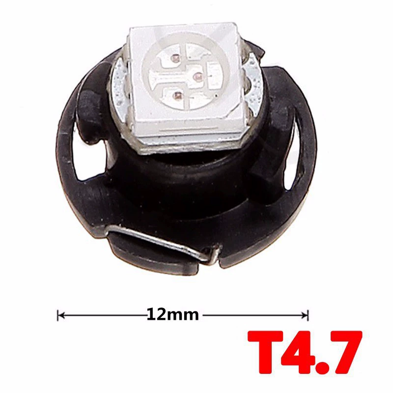 Авто LED свет, инструментальный свет T3 1210 1smd мотоциклетный LED свет Burled T4.2 T4.7 12V белый свет
