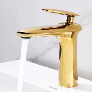 Foreign trade cross-border European simple wash basin faucet paint ceramic chip valve core faucet black white faucet