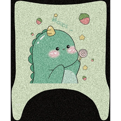 Electric vehicle foot mat | Decoration - candy-dinosaur