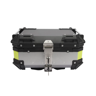 Motorcycle trunk Rear Trunk 25L Capacity - 25l-silver