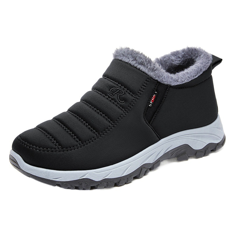 Zapatos de algodón invierno para hombres nuevo estilo más botas de nieve gruesas de terciopelo zapatos casuales para hombres botas cortas zapatos cálidos y viejos de Beijing