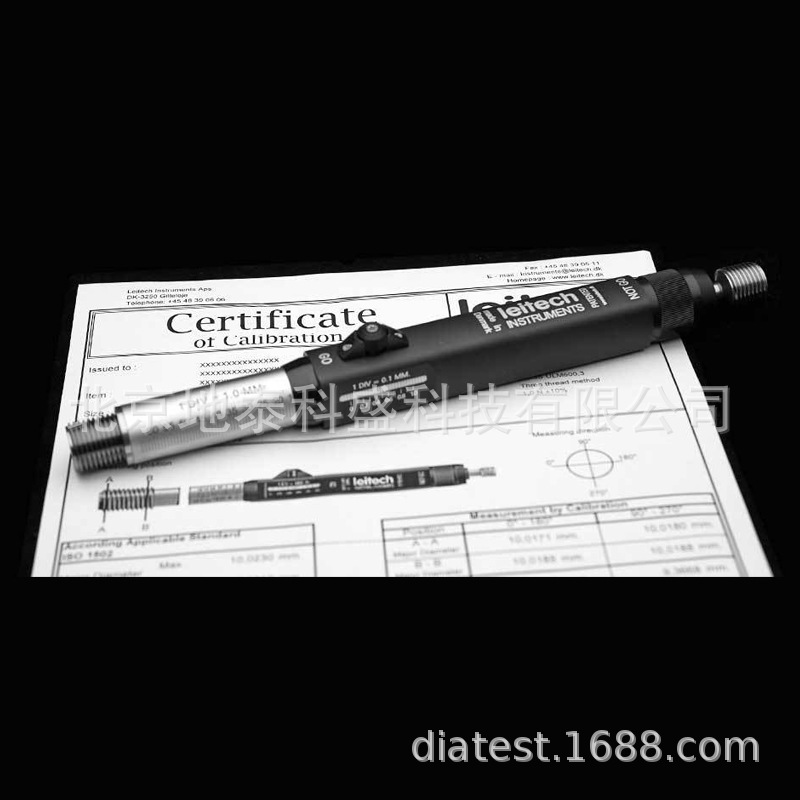 丹麦Leitech雷泰克螺纹深度规刻度式数显式读数M4M5M6M8M10M12M16