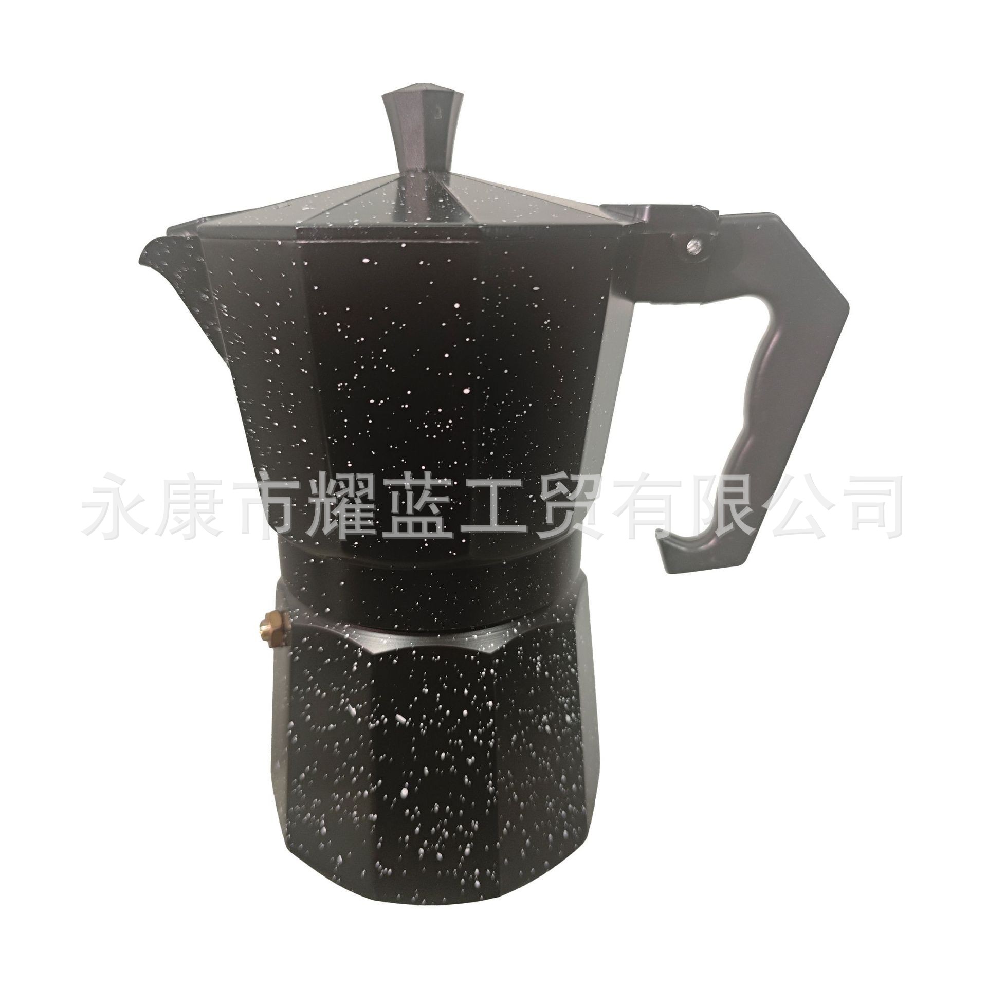 Cafetera Moka de Aluminio con Válvula Única para Hogar y Exteriores
