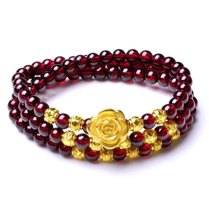 Manufacturer Wholesale Imitation Garnet Pixiu Multi-Circle Bracelet, Trendy and Fashionable, Popular Online, Elegant and Simple Gift for Attracting Customers Manufacturer Wholesale Imitation Garnet Pixiu Multi-Circle Bracelet, Trendy and Fashionable, Popular Online, Elegant and Simple Gift for Attracting Customers