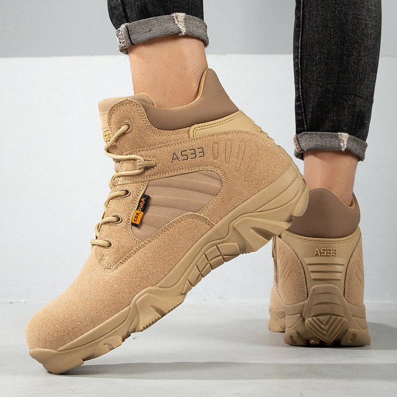 Delta hombres y mujeres botas bajas botas tácticas del desierto botas marines zapatos de montaña