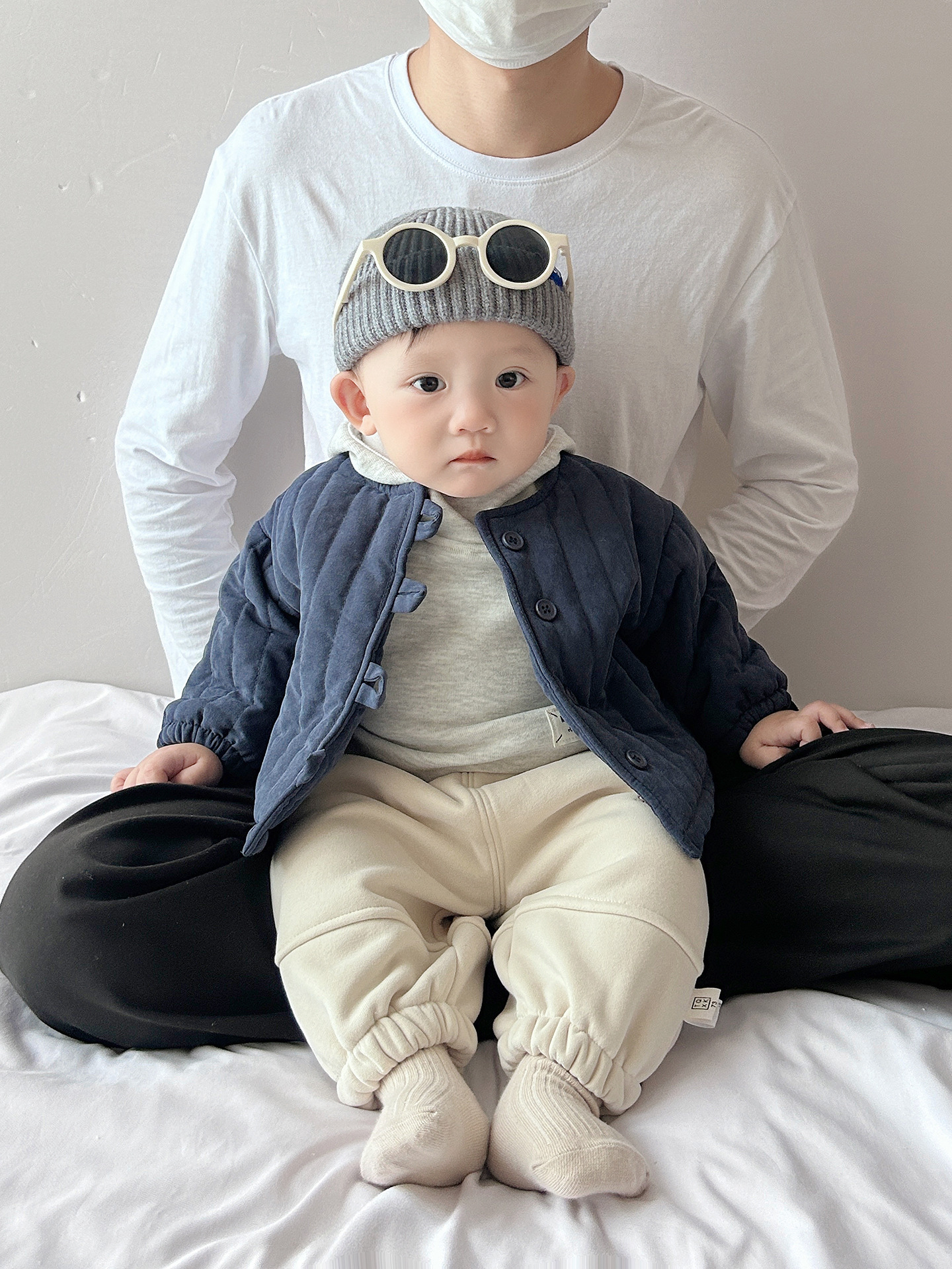 Bebés coreanos de invierno chaqueta de algodón nuevo estilo extranjero ropa de algodón gruesa para niños chaqueta de algodón caliente para niños