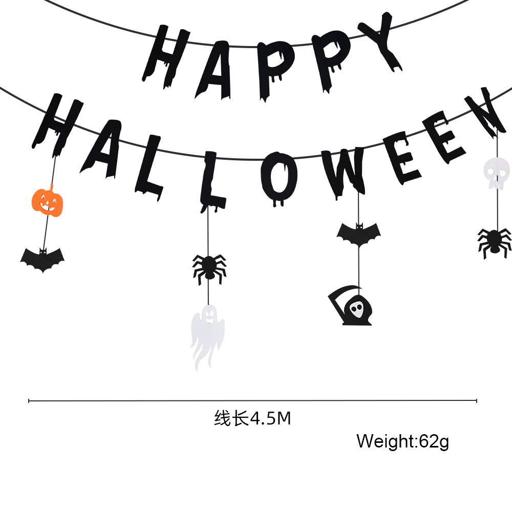 Guirnaldas y decoraciones de Halloween de tela no tejida Amazon 2026 para fiestas y creación de escenas