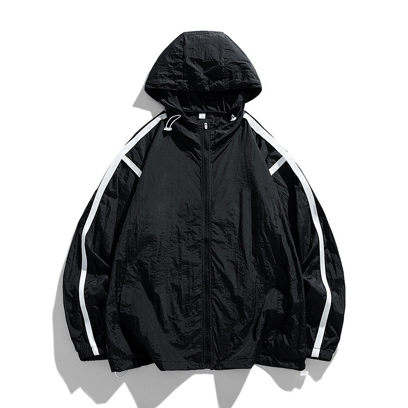 Ropa de protección solar para hombres 2026 verano nuevo anti-UV upf50 + seda de hielo delgada ropa de protección solar transpirable de gran tamaño