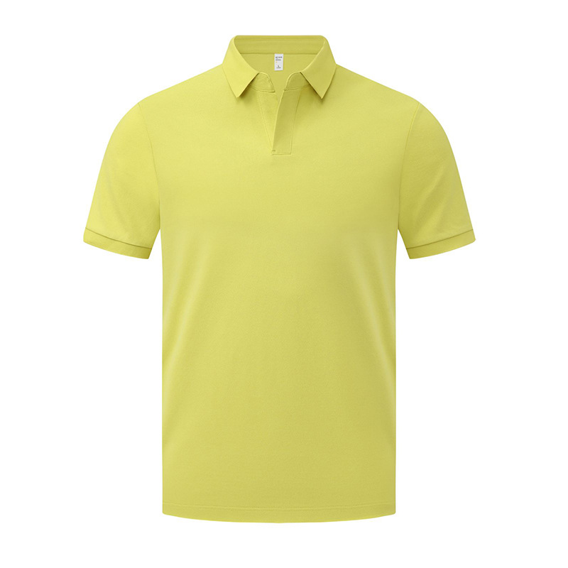 220g 40 algodón de perla de manga corta Polo impresa LOGO ropa de oficina ropa de trabajo ropa de trabajo impresa bordada