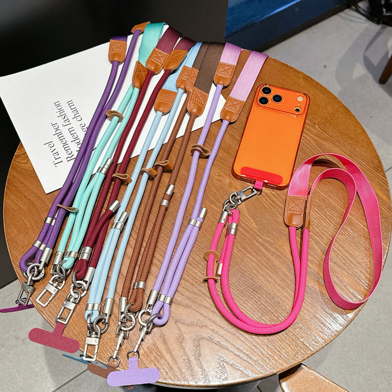 Long Adjustable Mobile Phone Lanyard, Sturdy and Durable, Unisex Cross-Body Strap, Dual-Use Anti-Loss Phone Strap
