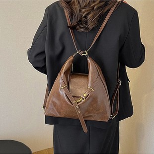 Three Ways to Carry Retro Commuter Tote Bag for Women Large Capacity 2025 New Niche Design Single Shoulder Crossbody Bag Lightweight