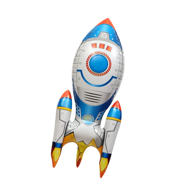 Big three dimensional astronaut, cartoon balloon, in 4d format