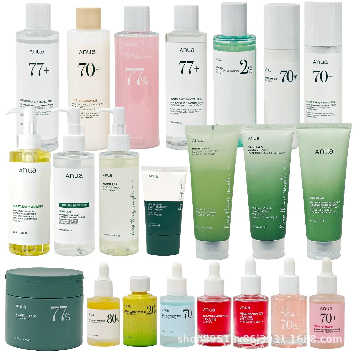 Anua персики 70% никотинамидная сыворотка Тонер эссенция 30 мл Houttuynia cordata кверцетин очищающее средство для лица