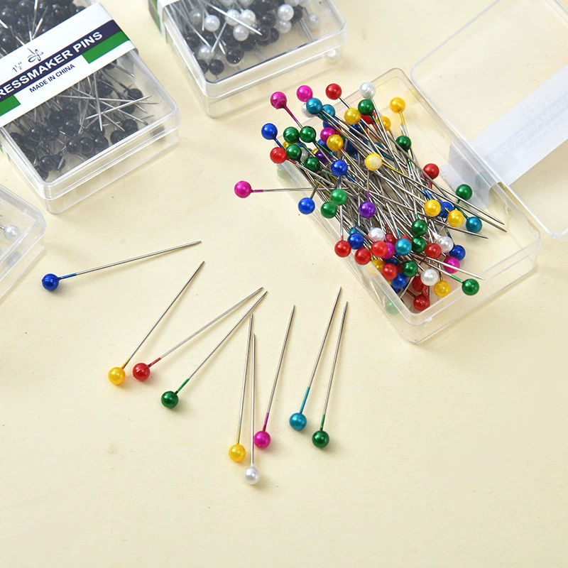 Перламутровая игла в штучной упаковке для позиционирования цвета игла для ручной фиксации оптом булавка для формирования иглы стеклянная булавка