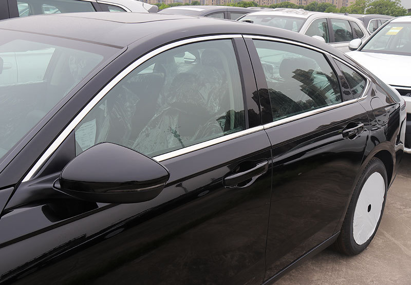 Suitable for Eleventh Generation Accord Window Trim Strips and Other Generations of Accord Exterior Modification Black Warrior Cars