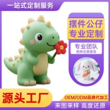 注塑卡通公仔摆件定制pvc车载摆件潮玩手办吉祥物定做ip形象设计