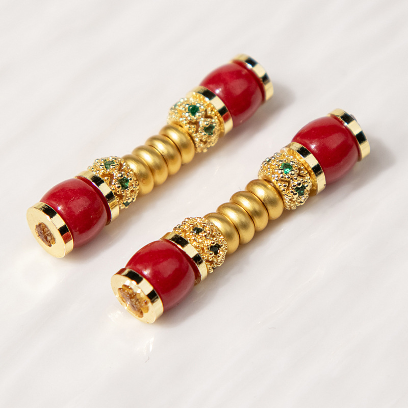 Magnesite universal shaft disciple bead accessories diy bracelet text play beads handheld beads loose beads accessories wholesale