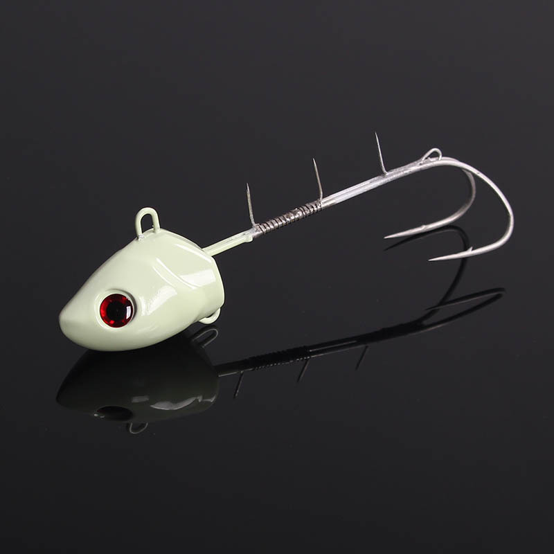 新海釣り夜光天亜蛍光双フック釣り30g 250gフック付き魚深海鉛魚鉄板クロスボーダー|undefined
