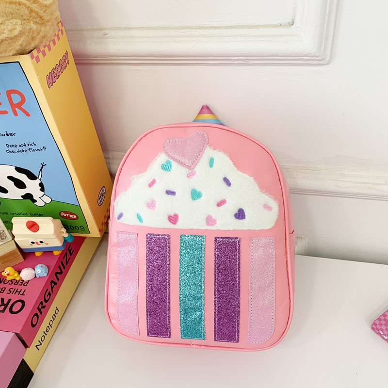 Caricatura lindo panda gigante mochila para niños y niñas, mochila para bebés de jardín de infantes, nueva mochila para niños de nubes de color
