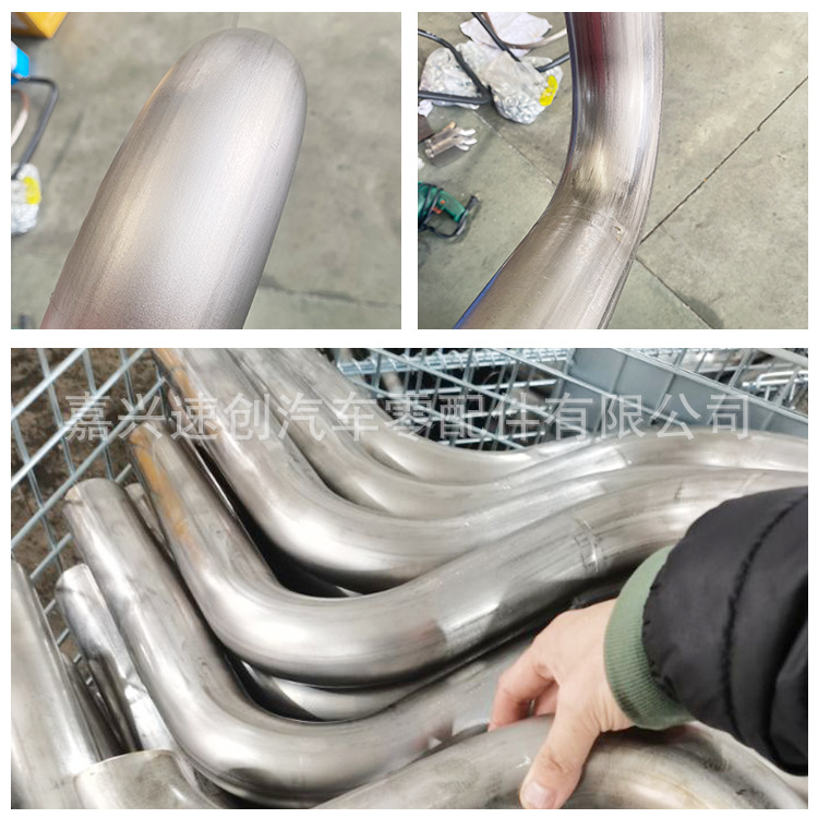 Supply of Titanium Alloy Bellows Soft Connection for Automobile Modified Exhaust Pipes with a Diameter of 76.2mm 3inch