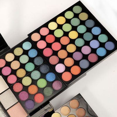 MISS ROSE欧美120色哑光眼影+高光口红化妆箱亚马逊珠光眼线彩妆