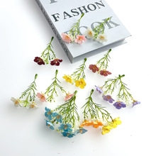 仿真米兰满天星花串 田园婚庆路引花墙布置摄影diy簪花头饰学士帽