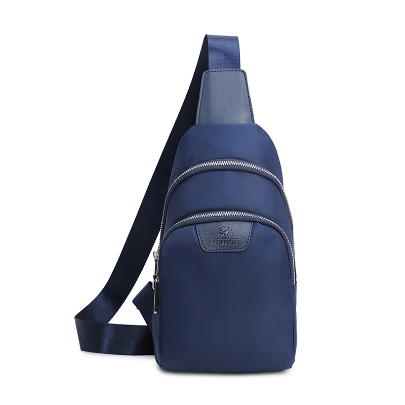 工厂新款胸包时尚牛津布小挎包休闲户外运动旅行包复古男包袋Y680